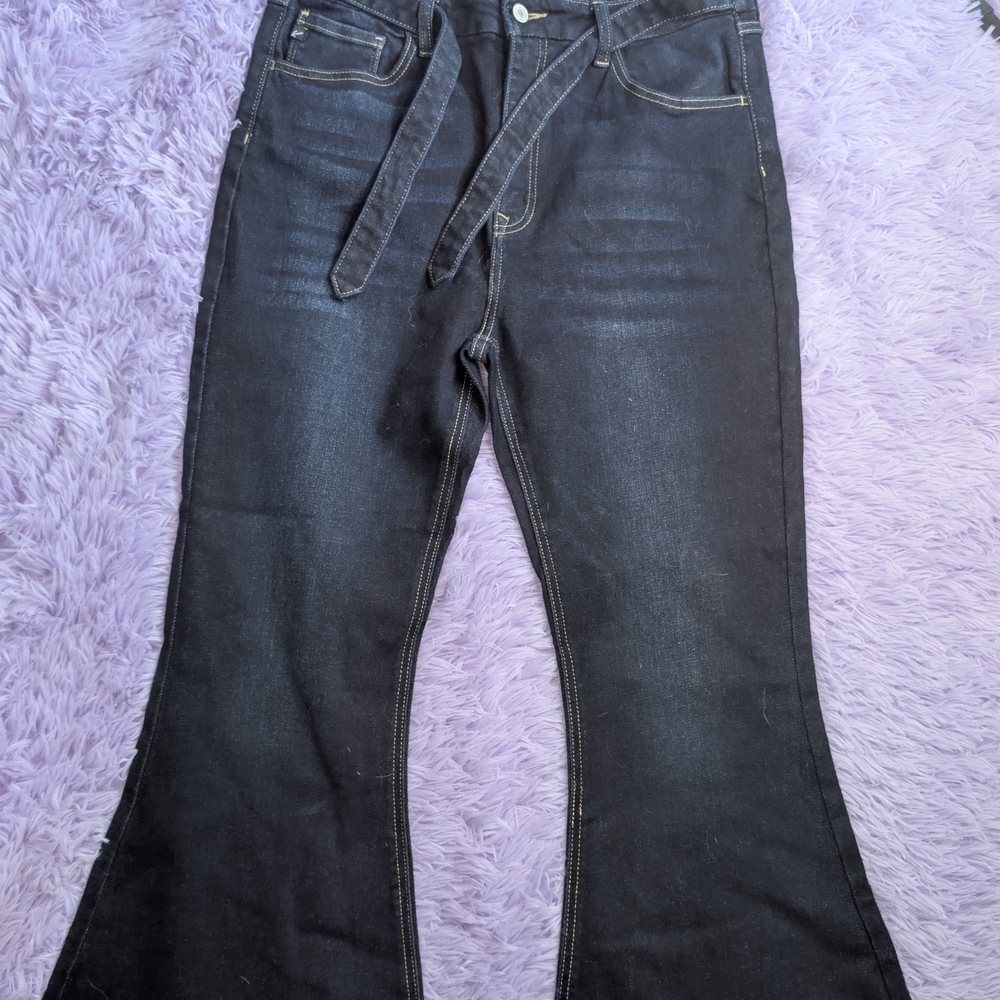 KanCan Dark Blue Flare Jeans